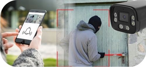 BEZPRZEWODOWA KAMERA ZEWNĘTRZNA WIFI IP 4Mpx CZARNA TUBA APLIKACJA TUYA DVS na Arena.pl