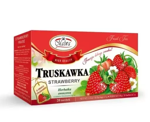 MALWA HERBATA OWOCOWA 20TB TRUSKAWKA zdjęcie 1