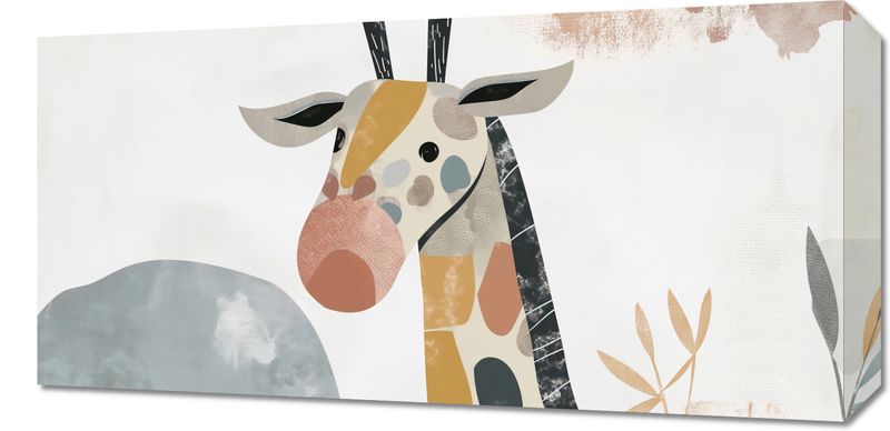 Obraz 60x30cm Żyrafa Bambino zdjęcie 1