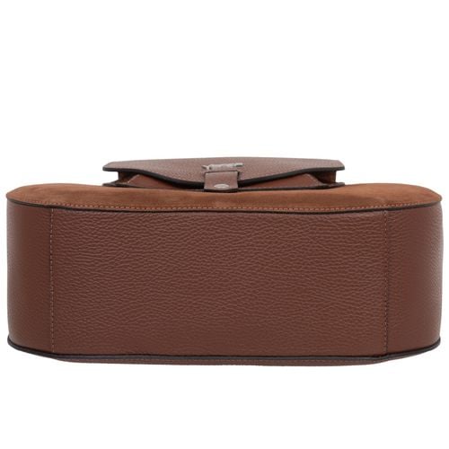 VEZZE torebka skórzana zamszowa klasyczna z długimi rączkami V703 c.bordowa na Arena.pl