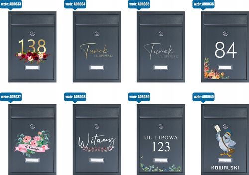 METALOWA ORYGINALNA SKRZYNKA POCZTOWA na listy POCZTA elegancka NADRUK UV na Arena.pl