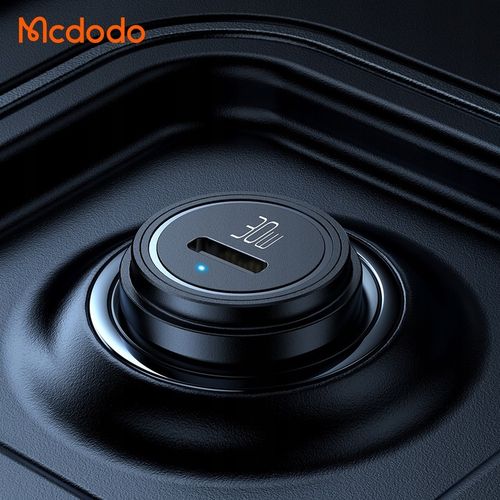 MCDODO SZYBKA ŁADOWARKA SAMOCHODOWA DO TELEFONU USB-C LED + KABEL LIGHTNING na Arena.pl
