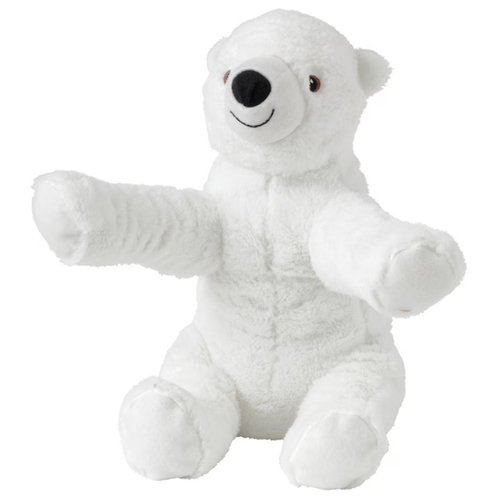 Pluszak przytulanka miś polarny niedźwiedź 29 cm IKEA SNUTTIG biały na Arena.pl