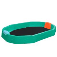 Piaskownica plastikowa MAXI 224,5x150x25cm Kolor TURKUSOWA + pokrowiec