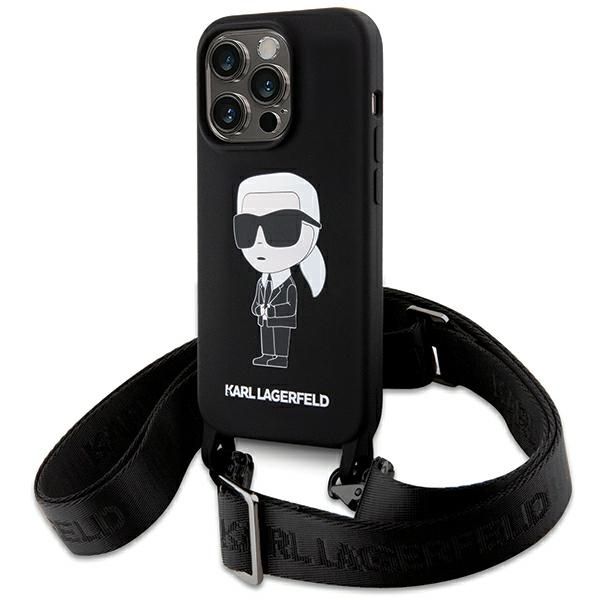 Etui Karl Lagerfeld do iPhone 15 Pro Max, Czarny zdjęcie 1