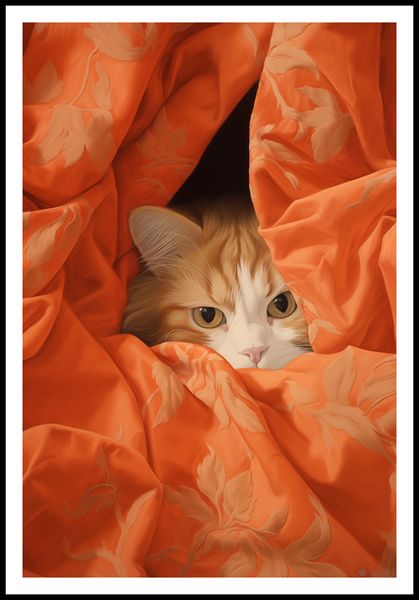 Plakat 68x101cm Ukryty Kot zdjęcie 3