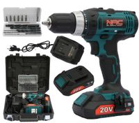 WIERTARKO-WKRĘTARKA AKUMULATOROWA NAC CDB2-LI-20 20 V 2 x AKU 2 BIEGI