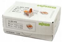 Szybkozłączka WAGO 2x4 linka 221-412 100szt