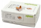 Szybkozłączka WAGO 2x4 linka 221-412 100szt