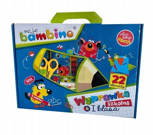 Wyprawka szkolna zestaw pierwszoklasisty Bambino 22 elementy - rok 2024 ! zdjęcie 3
