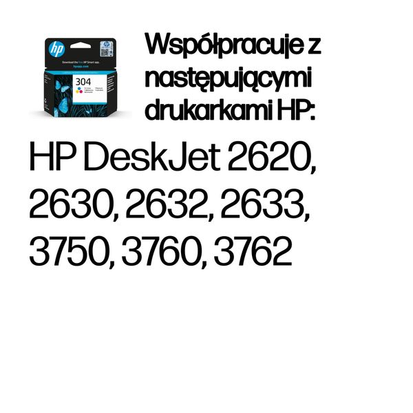 Tusz HP 304 Tri-Color zdjęcie 5