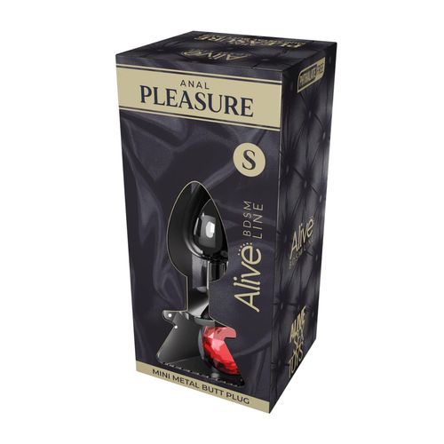 Mini Metal Butt Plug S Red na Arena.pl