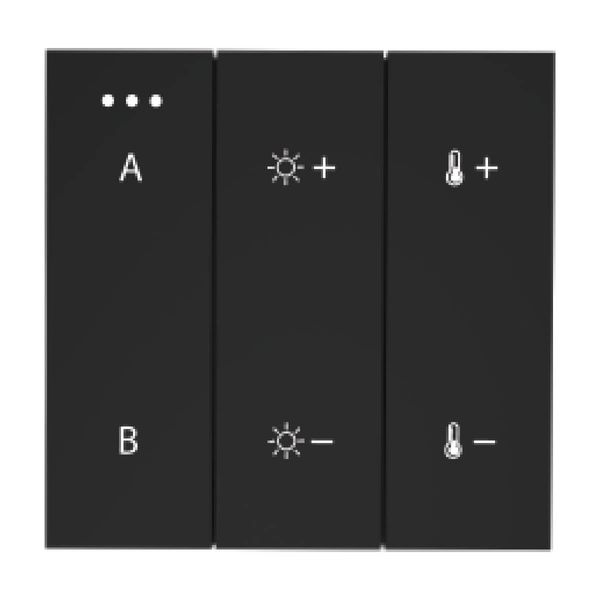 Panel sterujący Bluetooth AZ5209 na baterie czarny zdjęcie 1