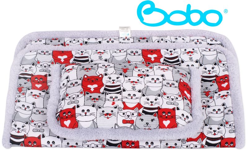 Pościel BOBO do wózka i kołyski KOTY zdjęcie 2