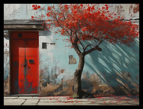 Plakat 40x30cm Widok Na Dawne na Arena.pl