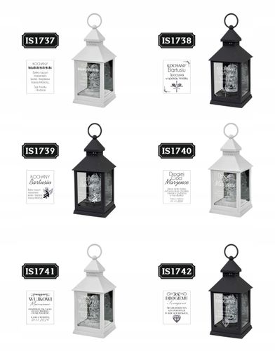 ZNICZ LAMPION biały aniołek DLA BRATA imię LED mała kapliczka DEDYKACJA na Arena.pl