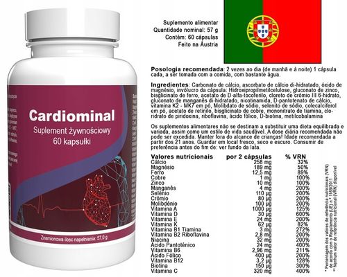 Cardiominal - 90 Kapsułek (3 x 30 Kapsułek) - 3 Dawki na Arena.pl