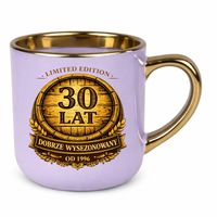 Limited edition 30 lat - dobrze wysezonowany - kubek na prezent Fioletowy