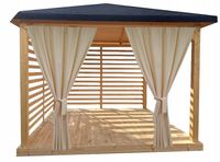 Zasłona OGRODOWA taras altana WODOODPORN 155x250 T