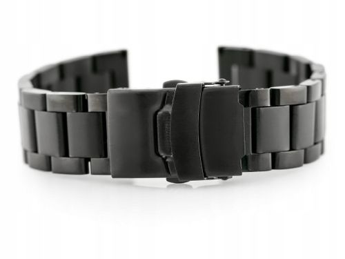 BRANSOLETA PACIFIC M3 - SOLID STEEL - CZARNA 20MM na Arena.pl