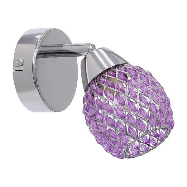 Clear kinkiet 1x40W G9 fiolet zdjęcie 1