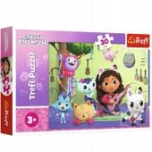 Puzzle Koci Domek Gabi 30 elementów Gabi i jej uroczy domek Trefl 18301