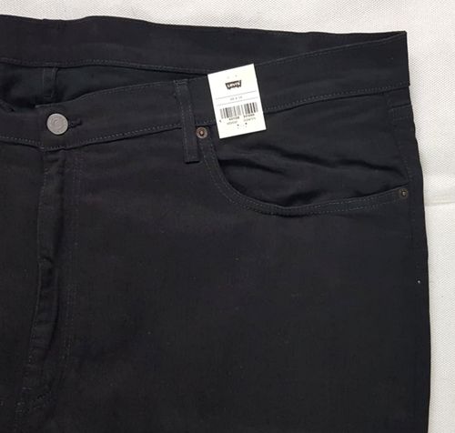 Męskie jeansy Levi's 512 Big&Tall 165240040 czarne Levisy oryg. - W50/L34 na Arena.pl