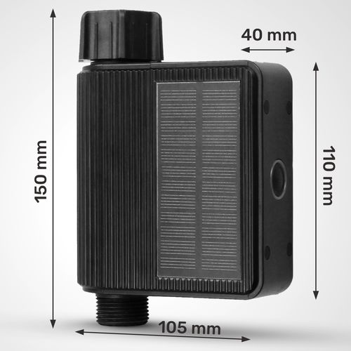 Ogrodowy Zawór Wody z Panelem Solarnym Automatyczne Nawadnianie WiFi Tuya na Arena.pl