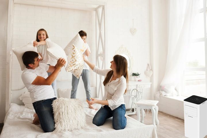 Klimatyzator przenośny Climative MINI 2,6 kW 26m2 WiFi osuszacz + uszczel. zdjęcie 15