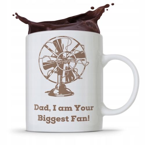 Kubek Na Dzień Ojca Dla Taty Dad I Am Your Fan Z Nadrukiem Ze Zdjęciem na Arena.pl