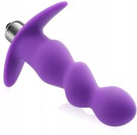 WIBRUJĄCY KOREK ANALNY PLUG WTYCZKA WIBRATOR ANAL DO SEX PIESZCZOT ANUSA