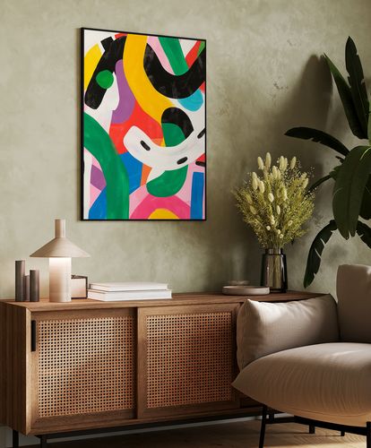Plakat kolorowa abstrakcja 70x100 cm na Arena.pl