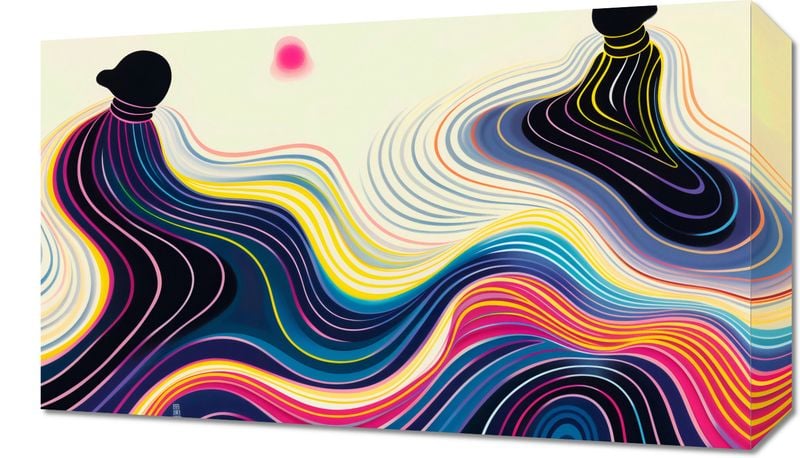 Obraz 50x30cm Wodnista Tafla zdjęcie 1