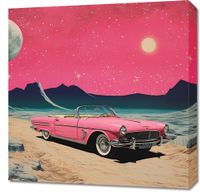 Obraz 60x60cm Kabriolet W Kosmosie