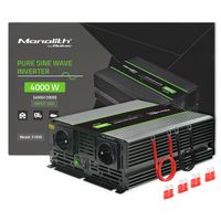 Qoltec Przetwornica napięcia Monolith 2000W 4000W 24V na 230V Czysty Sinus