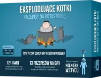 Zabawna gra karciana dla każdego Eksplodujące Kotki Przepisy na Kotastrofę