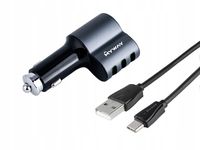 Ładowarka 12/24V 3x USB ID 5.1A kabel USB > USB-C