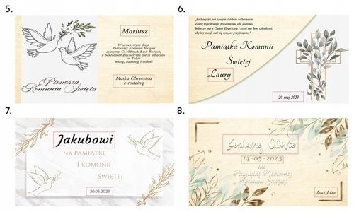 Pamiątka Pierwszej Komunii Świętej Prezent na Komunię Pudełko na na Arena.pl