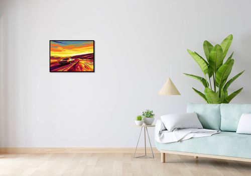 Plakat 59,4x42cm Pędź Przed Siebie na Arena.pl