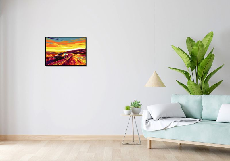 Plakat 59,4x42cm Pędź Przed Siebie zdjęcie 4