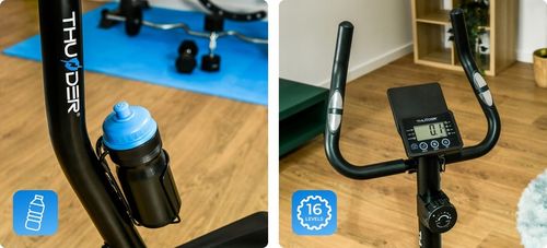 Rower stacjonarny magnetyczny rowerek treningowy pionowy do ćwiczeń Thunder na Arena.pl