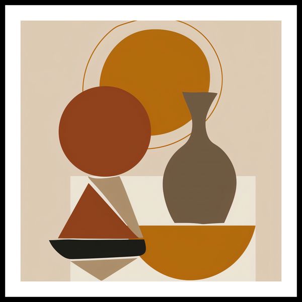 Plakat 50x50cm Geometryczna Utrata zdjęcie 3
