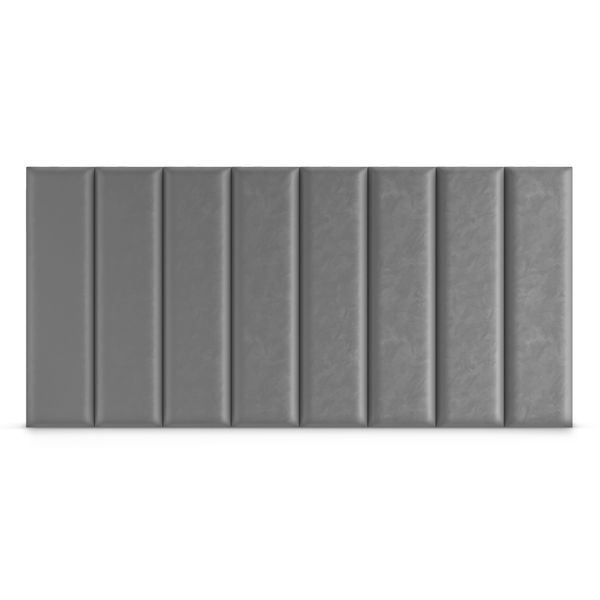Panel Tapicerowany Ścienny Szary 60cm x 15cm zdjęcie 5