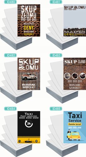 Ulotki A4 reklamowe firmowe 5000szt projekt w cenie SPRZEDAŻ DREWNA na Arena.pl