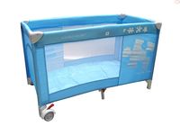 BENBABY QX805 PUZZLE BLUE Lozeczko podrozne Turys