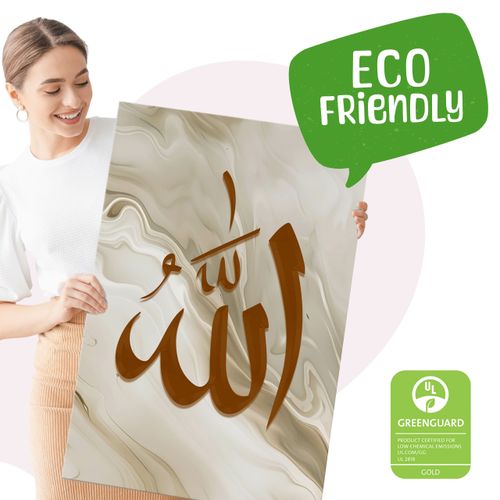 Obrazy Do Salonu Set Abstrakcja Marmur Islamskie Znaki Glamour 90cm x 40cm na Arena.pl