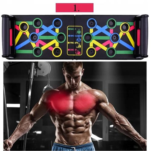 DESKA UCHWYTY DO POMPEK ĆWICZEŃ POMPKI PUSH 14w1 na Arena.pl