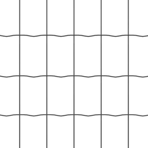 Ogrodzenie z słupkami Szary 0.4 x 50 m Stal na Arena.pl