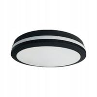 Lampa Wisząca MARLON Czarny Biały 18W LED 4000K IP54 22cm Lampa Sufitowa