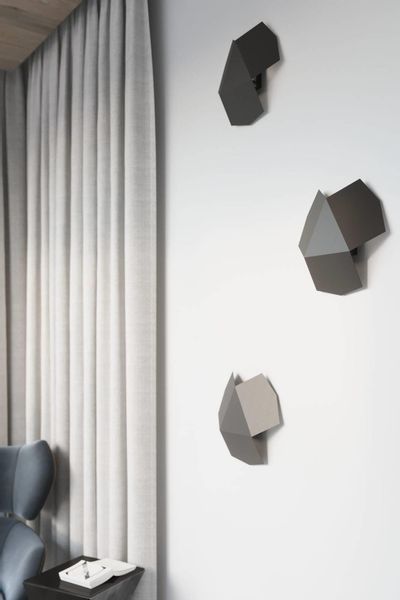 Kinkiet LAMPA ścienna SL.0425 metalowa OPRAWA geometryczna czarna zdjęcie 3